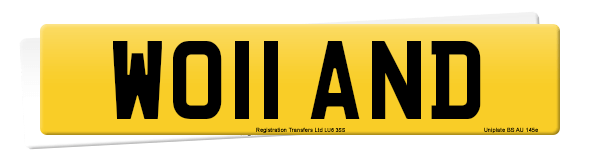 Registration number WO11 AND